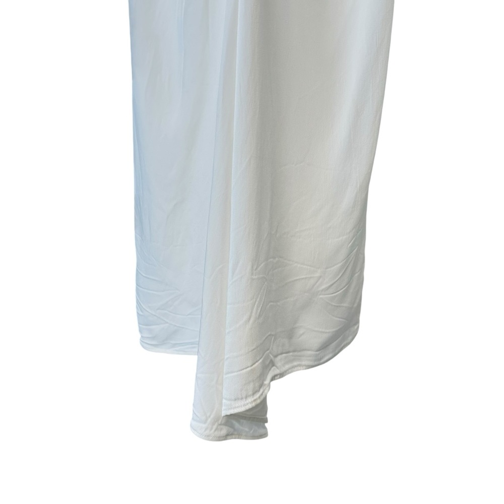Christopher Esber NEW Disconnect Ruched Ivory Halter Formal Maxi Dress Size 4 - Picture 5 of 10